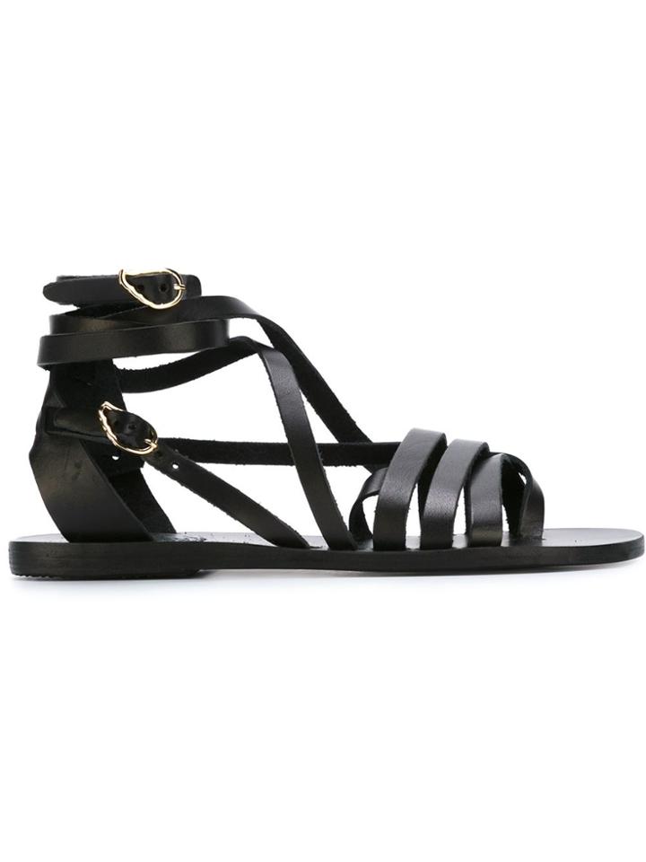 Ancient Greek Sandals 'satira' Sandals - Black