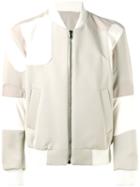 Wooyoungmi - Bomber Jacket - Men - Cotton/polyester/viscose/lamb Fur - 46, Nude/neutrals, Cotton/polyester/viscose/lamb Fur