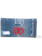 Dsquared2 Dd Flap Crossbody Bag, Women's, Blue, Cotton/metal (other)