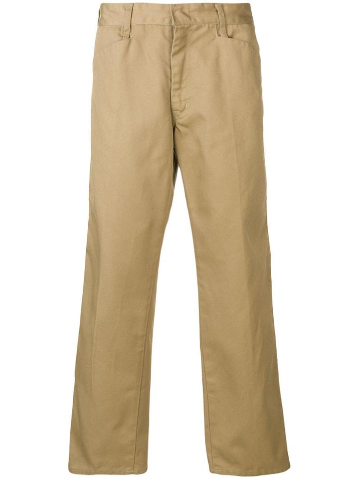 Neighborhood Wide-leg Tailored Trousers - Neutrals
