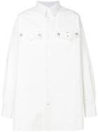 Calvin Klein 205w39nyc Oversized Saloon Shirt - White