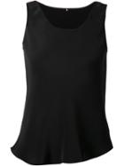 Peter Cohen Basic Tank, Women's, Size: Large, Black, Silk