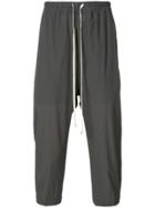 Rick Owens Drawstring Astaires Cropped Trousers - Grey