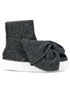 Joshua Sanders Shimmer Ankle Boots - Black
