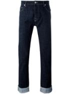 Kenzo Logo Hem Jeans, Men's, Size: 34, Blue, Cotton