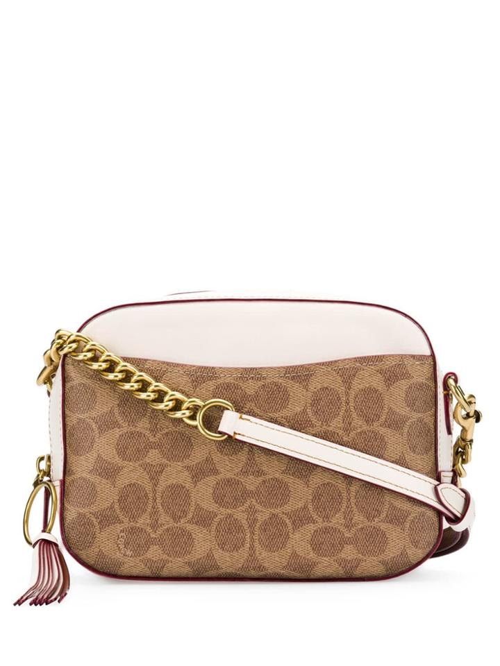 Coach Signature Canvas Camera Bag - Brown