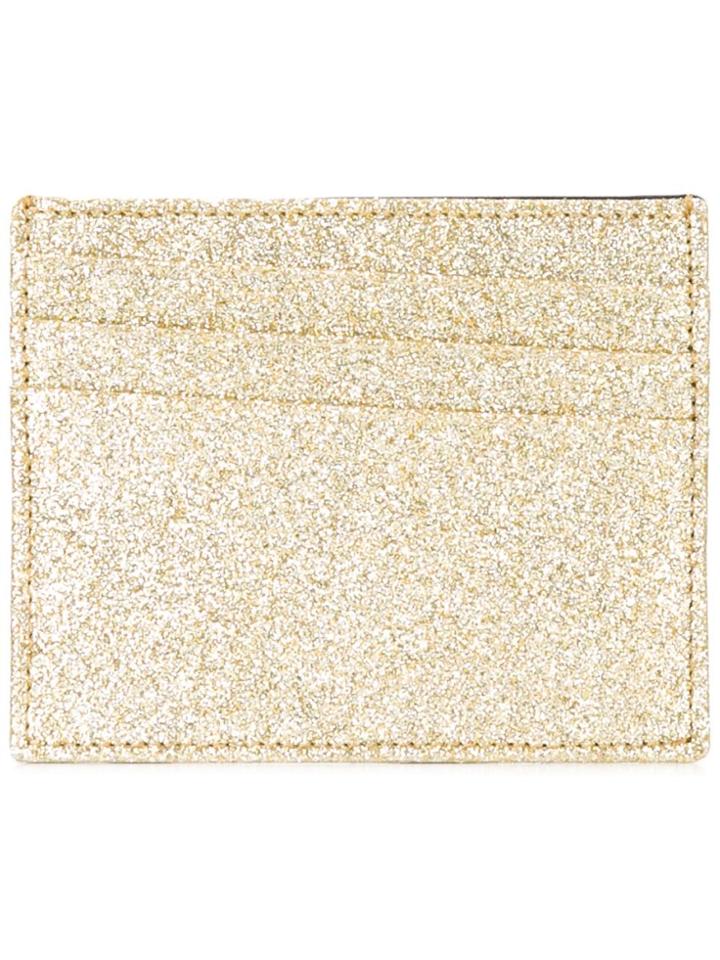 Maison Margiela Glitter Panel Cardholder - Metallic