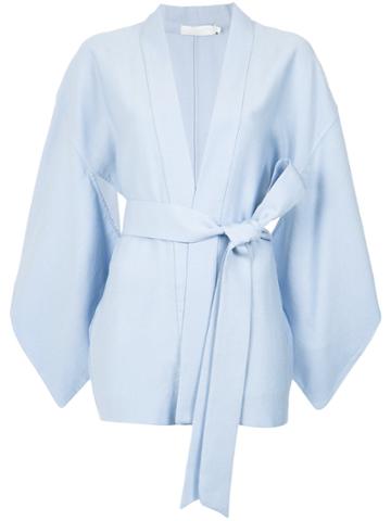 Giuliana Romanno Kimono Style Blouse - Blue