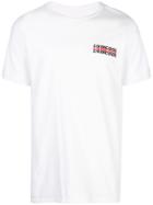 Livincool World Print Crewneck T-shirt - White