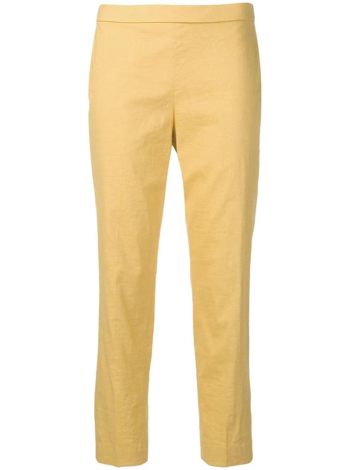 Theory Slim-fit Cropped Trousers - Orange