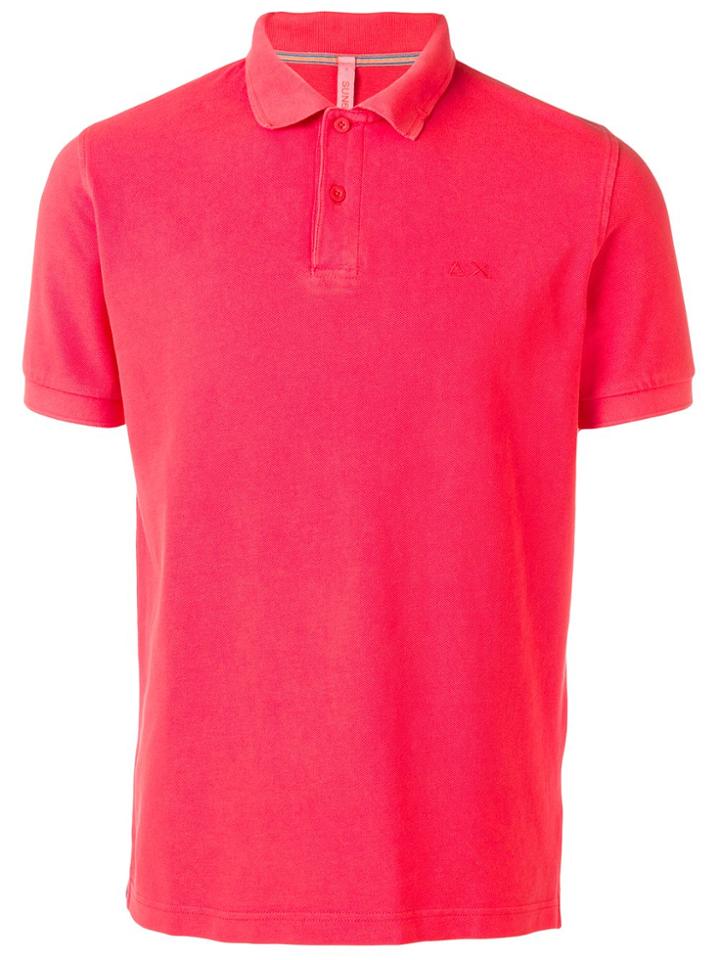 Sun 68 Classic Polo Shirt - Red