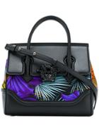 Versace Printed Medusa Empire Tote - Black