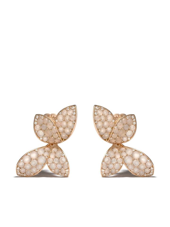 Pasquale Bruni 18kt Rose Gold Giardini Segreti Diamond Stud Earrings