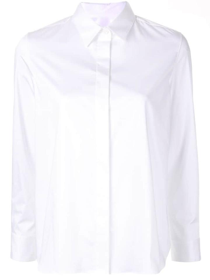 The Row Yssetra Long-sleeved Shirt - White