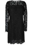 Michael Michael Kors Lace Dress, Women's, Size: 2, Black, Viscose/cotton/nylon/polyester