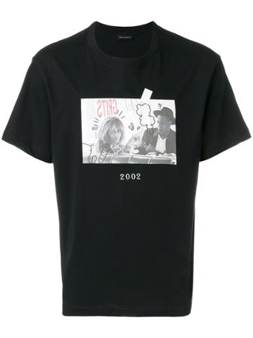 Throw Back 2002 Jay Z Print T-shirt - Black