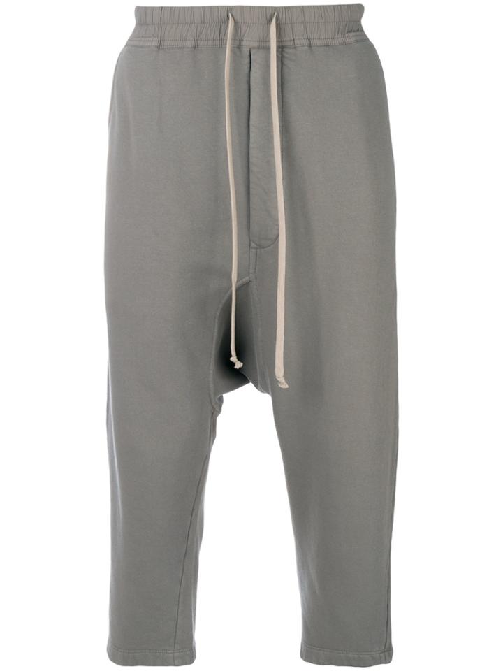 Rick Owens Drkshdw Drop-crotch Trousers - Grey