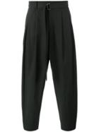 Rick Owens Drkshdw Drop-crotch Trousers - Grey