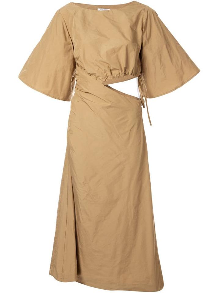 Wynn Hamlyn Memory Open Waist Dress - Brown