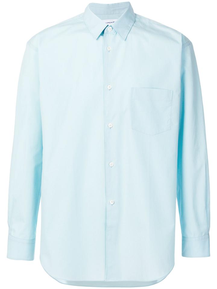 Comme Des Garçons Shirt Non-formal Fitted Shirt - Blue