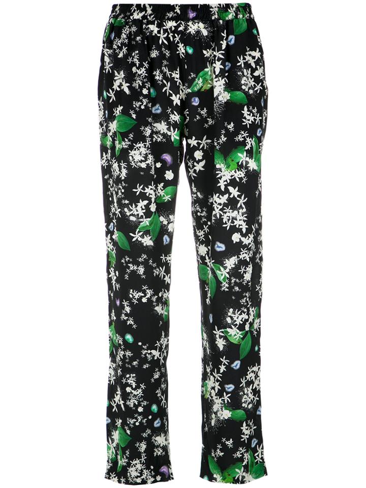 Isolda Printed Trousers - Black