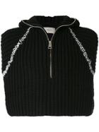 Necessity Sense Jai Cropped Hooded Pullover Black