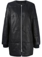Munderingskompagniet 'alice' Jacket, Women's, Size: 40, Black, Cotton/sheep Skin/shearling/polyester