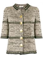 Charlott Fitted Knit Jacket - Nude & Neutrals