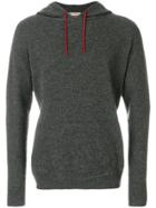 Al Duca D'aosta 1902 Knitted Drawstring Hoodie - Grey