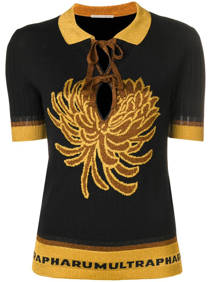 Marco De Vincenzo Ultrapharum Polo Top - Black