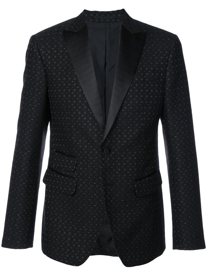 Dsquared2 - Classic Fitted Blazer - Men - Cotton/polyamide/polyester - 50, Black, Cotton/polyamide/polyester