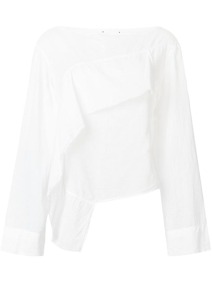 Lost & Found Rooms Draped Blouse - White