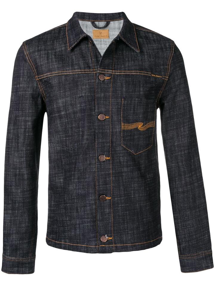 Nudie Jeans Co Ronny Denim Cross Jacket - Blue