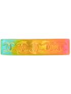 Chanel Vintage Rainbow Multi Cc Logo Hair Clip - Multicolour