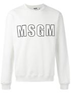 Msgm Appliqué Logo Sweatshirt