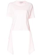 Cédric Charlier Cut Out Panel T-shirt - Pink & Purple