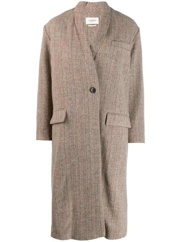 Isabel Marant Étoile Classic Single-breasted Coat - Neutrals