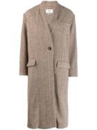 Isabel Marant Étoile Classic Single-breasted Coat - Neutrals