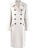Brunello Cucinelli Double Breasted Coat - Grey