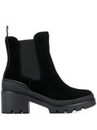 Tommy Hilfiger Ridged Sole Boots - Black