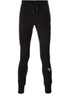 Y-3 Logo Print Track Pants, Men's, Size: M, Black, Cotton