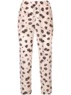 Marni Floral Cropped Trousers - Pink