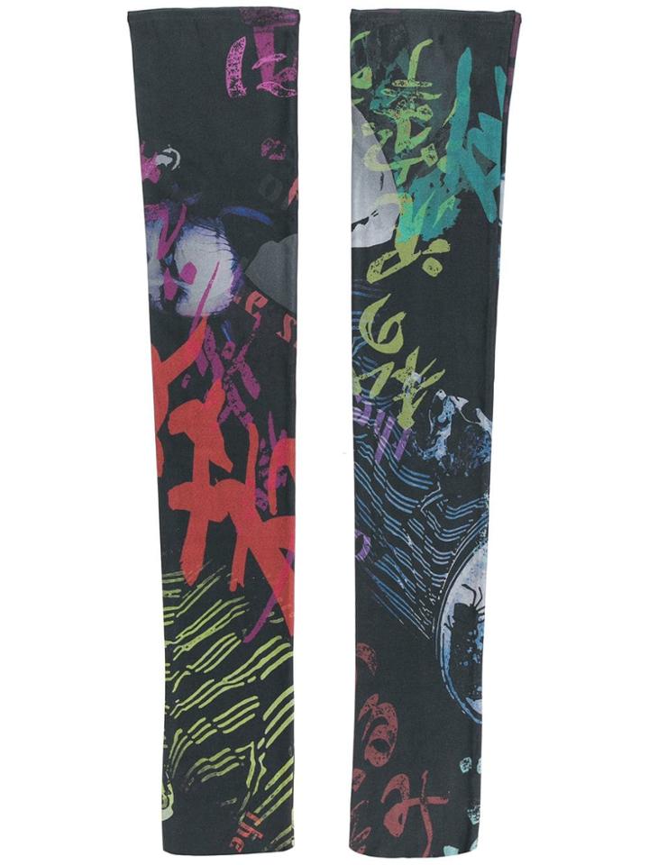 Yohji Yamamoto Printed Sleeves - Black