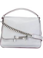 Tod's Double T Medium Satchel - Grey