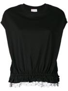 Mcq Alexander Mcqueen Lace Top - Black