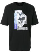 Versus Front Print T-shirt - Black