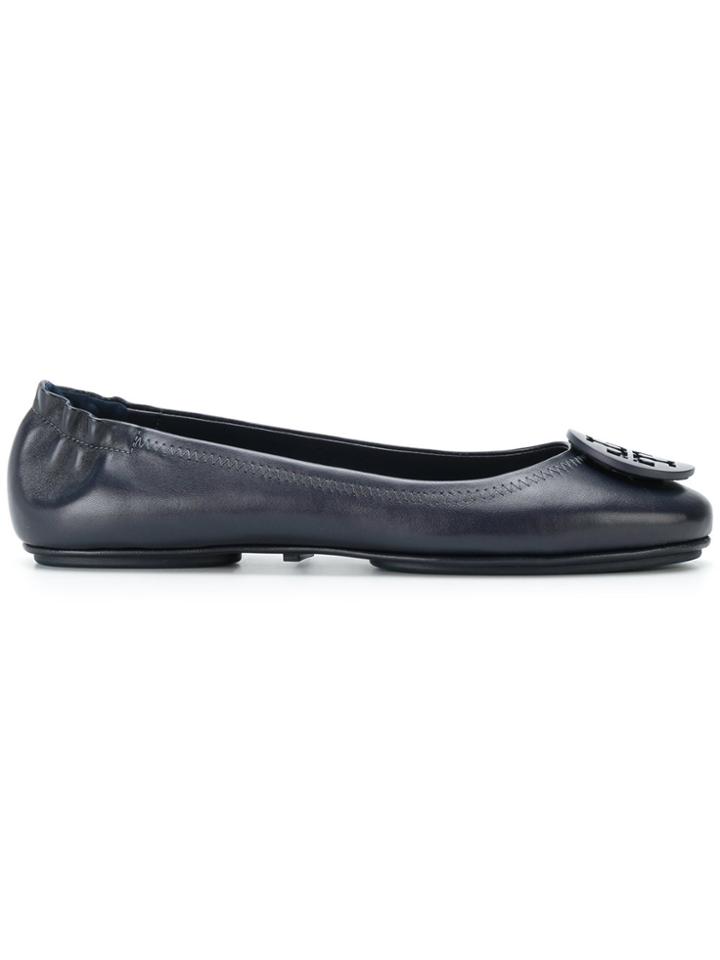 Tory Burch Minnie Travel Ballet Flats - Blue