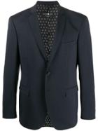 Hydrogen Fitted Lined Suit Jacket - Blue