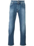 Jacob Cohen 'navy Lav' Slim-fit Jeans, Men's, Size: 37, Blue, Cotton/spandex/elastane