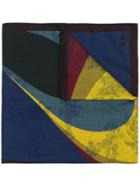 Odeeh Colour Block Scarf - Green